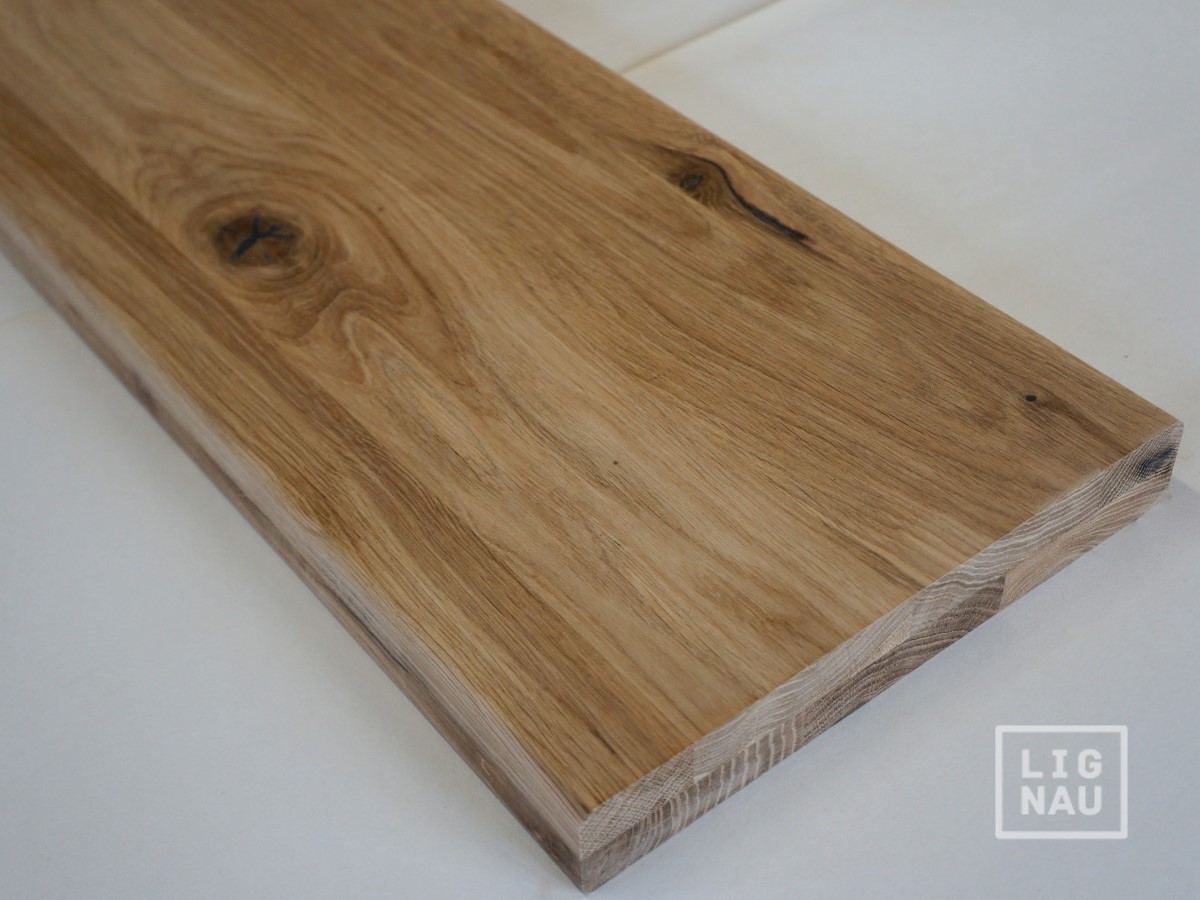 Massive Wildeichen-Platte 40x300x1000 Mm - Perfekt  Produktbild-Vorschau 2