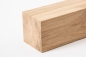 Preview: Glued laminated beam Squared timber Wild oak 120x120 mm brushed untreated