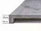 Preview: Treppenstufe, Fensterbank Eiche Select Natur A/B 16 mm naturgeölt DL Trittstufe Setzstufe