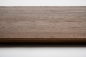 Preview: Wooden table worktop smoked oak rustic 40mm with Swiss edge laqued