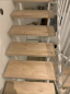 Preview: Stair tread Solid Birch Hardwood , Rustic grade, 40 mm, unfinished