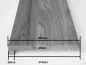 Preview: Treppenstufe, Fensterbank Eiche Select Natur A/B 26 mm DL, Endbehandlung nach Wahl