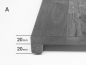 Preview: Fensterbank Fenstersims Fenstrebrett Esche Rustikal 20 mm weiß geölt