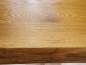 Preview: Solid Oak Worktop with untrimmed front edge, 40 mm, Rustic grade, natural oiled brusched