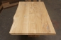 Preview: Worktop Solid wood Wild oak with unteamed live edge 40 mm untreated