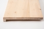 Preview: Window sill Solid Birch with overhang, 20 mm, white oiled