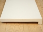 Preview: Window sill Solid Birch with overhang, 20 mm, white laquered RAL9010