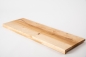 Preview: Window sill Solid Birch Hardwood with overhang, 20 mm, hard wax oil nature