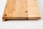 Preview: Window sill Solid Birch Hardwood with overhang rustic grade 20 mm laquered