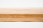 Preview: Window sill Solid Birch Hardwood with overhang rustic grade 20 mm laquered