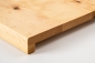 Preview: Window sill Solid Birch Hardwood with overhang, 20 mm, nature oiled