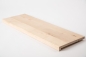 Preview: Window sill Solid Birch Hardwood with overhang, 20 mm, unfinished