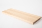 Preview: Window sill Solid Birch Select Hardwood with overhang, 20 mm, nature hard wax oil nature white