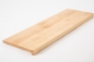 Preview: Window sill Solid Birch Hardwood  with overhang, 20 mm, lacquered