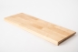 Preview: Window sill Solid Birch Hardwood  with overhang, 20 mm, lacquered