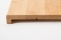 Preview: Window sill Solid Birch Hardwood  with overhang, 20 mm, lacquered