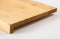 Preview: Window sill Solid Birch Select Hardwood  with overhang, 20 mm, nature oiled