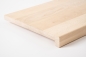 Preview: Window sill Solid Birch Select with overhang, 20 mm, unfinished