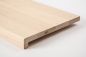 Preview: Window sill Solid Birch with overhang, 20 mm, nature white oiled