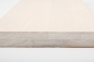 Preview: Stair tread Solid Birch Hardwood , select grade, 40 mm, chalked white oiled