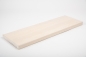 Preview: Stair tread Solid Birch Hardwood , select grade, 40 mm, chalked white oiled