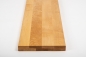 Preview: Stair tread Solid Birch Hardwood , select grade, 40 mm, nature oiled