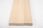 Preview: Stair tread Solid Birch Hardwood , select grade, 40 mm, white oiled