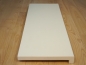 Preview: Stair tread Solid Birch Hardwood with overhang, 20 mm, white lacquered RAL9010