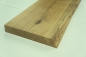 Preview: Stair tread Oak Hardwood with untrimmed front edge, 40 mm, Rustic grade, unfinished