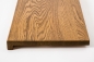 Preview: Window sill Solid Oak with overhang, 20 mm, prime grade, antique oiled