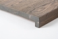 Preview: Window sill Solid Oak with overhang, 20 mm, prime grade, graphite oiled