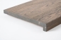 Preview: Window sill Solid Oak with overhang, 20 mm, prime grade, graphite oiled