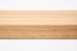 Preview: Window sill Solid Oak Hardwood A/B Select Natur with overhang, 20 mm, prime grade, hard wax natural white
