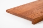 Preview: Window sill Solid Oak with overhang, 20 mm, prime grade, cherry oiled