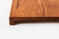 Preview: Window sill Solid Oak with overhang, 20 mm, prime grade, cherry oiled
