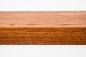 Preview: Window sill Solid Oak with overhang, 20 mm, prime grade, cherry oiled