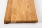 Preview: Window sill Solid Oak with overhang, Prime-Nature grade, 20 mm, laquered