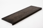 Preview: Window sill Solid Oak with overhang, 20 mm, prime grade, black oiled