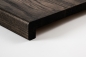 Preview: Window sill Solid Oak with overhang, 20 mm, prime grade, black oiled