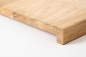 Preview: Window sill Solid Oak with overhang, Prime Nature grade, 20 mm, unfinished