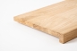 Preview: Windowsill Renovation Step Oak Select Natur A/B 26 mm, full lamella, untreated, with overhang