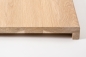 Preview: Window sill Solid Oak with overhang, 20 mm, prime grade, white oiled