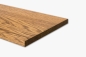 Preview: Wall shelf Solid Oak Hardwood shelf 20 mm, Rustic grade, antique oiled