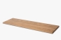 Preview: Windowsill Oak Select Natur A/B 26 mm, full lamella, bronze oiled