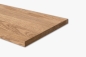 Preview: Windowsill Oak Select Natur A/B 26 mm, full lamella, bronze oiled