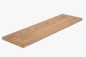 Preview: Windowsill Oak Select Natur A/B 26 mm, full lamella, bronze oiled