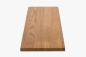 Preview: Stair Tread Oak Select Natur A/B 26 mm, full lamella, bronze oiled