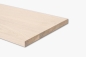 Preview: Wall shelf Solid Oak Hardwood shelf 20 mm, prime grade, brushed chalked white oiled
