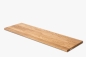 Preview: Wall shelf Solid Oak Hardwood Prime-Nature grade, 20 mm, lacquered