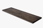 Preview: Wall shelf Solid Oak Hardwood 20 mm, Rustic grade, black oiled